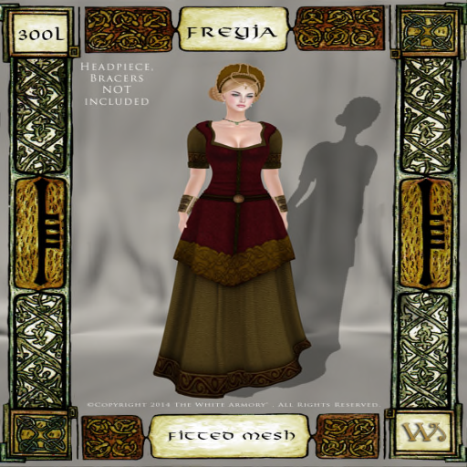 Norse-Marshes-Fitted-Mesh-Gown-Set-Freyja